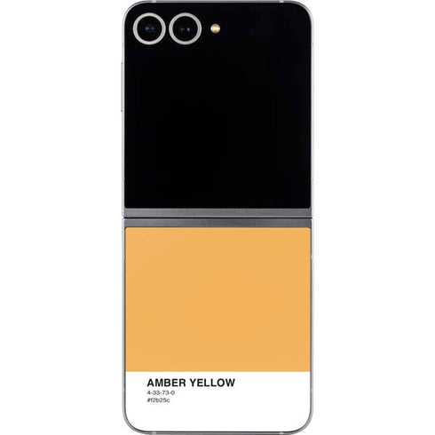 Amber Yellow Galaxy Z Flip6 Skin